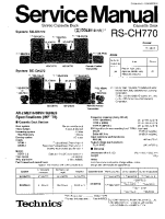 Technics - RSCH-770-E - Service manual 